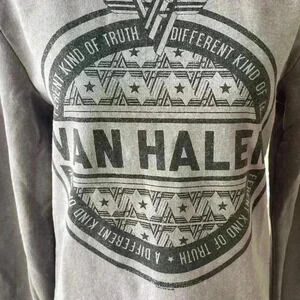 Van Halen Size Small Gray Sweatshirt Trunk Brand Made in USA